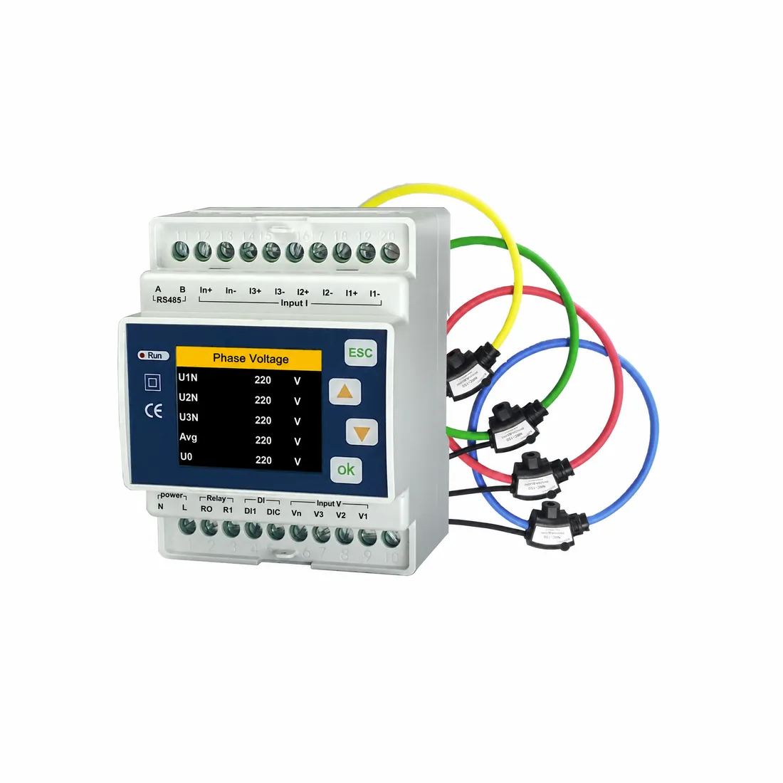Rogowski three-phase multimeter — MM-RW