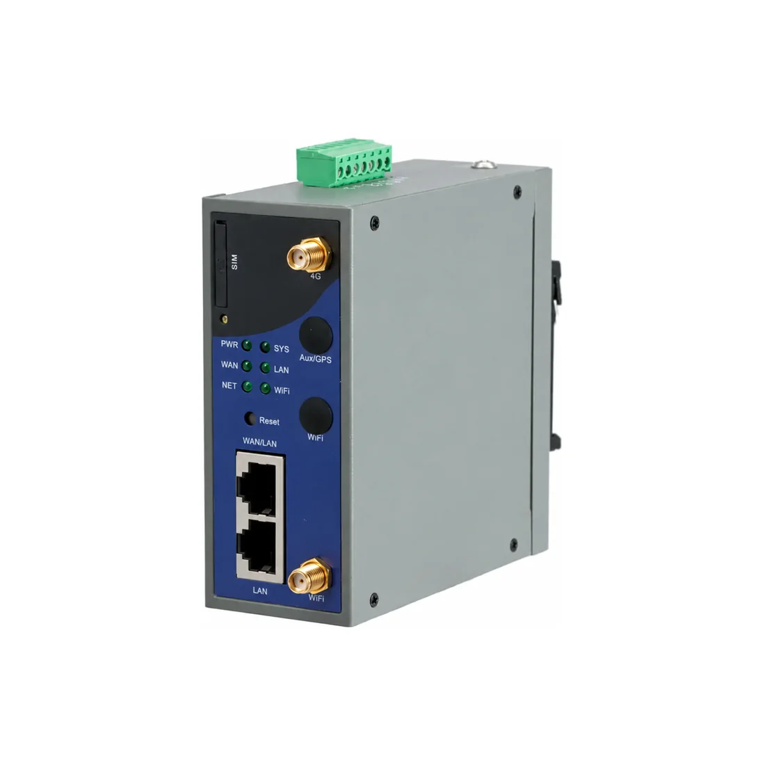 Router celular LTE industrial para riel DIN — GL300